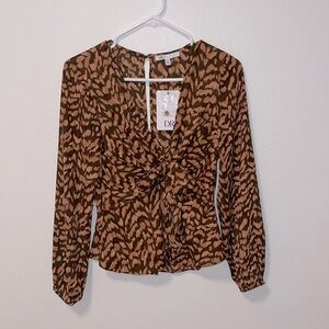 New DR2 Leopard top Sz XS